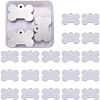 Drawbench Aluminum Blank Pendants ALUM-BC0001-02P-1