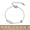 201 Stainless Steel Cable Chain Bracelets BJEW-H205-01C-P-5