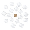 Transparent Glass Square Cabochons GGLA-A001-30mm-7