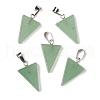 Natural Green Aventurine Pendants G-B127-04P-02-2