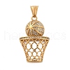 304 Stainless Steel Rhinestone Pendants STAS-G346-54G-1