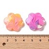 Gradient Color Transparent Resin Decoden Cabochons X-RESI-D008-06C-3