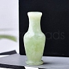 Mother's Day Natural Xiuyan Jade Carved Healing Vase Figurines PW-WG21325-03-1