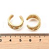 Brass Micro Pave Clear Cubic Zirconia Cuff Earrings EJEW-F370-17G-5