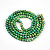 Baking Painted Glass Beads Strands DGLA-N003-6mm-B04-3