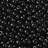 6/0 Opaque Baking Paint Glass Seed Beads SEED-M012-02A-12-3
