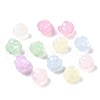 Plating Opaque Acrylic Beads MACR-K361-11-2