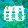 Olycraft 690Pcs 6 Style Iridescent PVC Paillette/Sequins Pendants KY-OC0001-31B-2