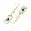 MIYUKI Delica Beads Stud Earring EJEW-MZ00412-01-3