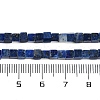 Dyed Natural Lapis Lazuli Beads Strands G-B129-A18-01-5