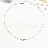925 Sterling Silver Vintage Spiral Wave Link Chain Necklaces for Women GE9303-3