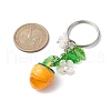 Fruits & Leaf Acrylic Pendant Keychain KEYC-JKC00680-5