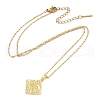 201 Stainless Steel Cable Chain Necklaces NJEW-P309-22A-G-2