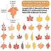 50Pcs 25 Styles Autumn Theme Alloy Enamel Pendants ENAM-CJ0006-65-2