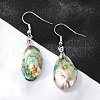 Abalone Shell/Paua Shell Jewelry Sets SJEW-E032-02-4