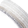 7Pcs 7 Styles Galss Stretch Bracelets BJEW-JB10384-5