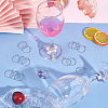Unicraftale 120Pcs 316 Surgical Stainless Steel Hoop Earring Findings STAS-UN0043-03-2