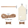 Olycraft Laser Cut Wooden Big Pendants WOOD-OC0001-62-2