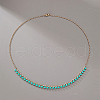 Chic Brass Enamel Link Chain Necklaces for Women BL9901-3