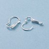 304 Stainless Steel Leverback Earring Findings STAS-H380-08S-4