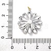 304 Stainless Steel Rhinestone Pendants STAS-E550-22G-3