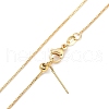 Rack Plating Brass Colorful Cubic Zirconia Eye Pendant Box Chain Necklaces NJEW-P317-02G-3