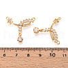Brass Micro Pave Cubic Zirconia Pendants KK-N263-31G-3
