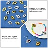 30Pcs 2 Colors Tibetan Style Alloy Bead Frame TIBE-YW0001-63-3