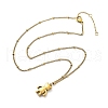 Ion Plating(IP) 304 Stainless Steel Pendant Necklace NJEW-K255-22G-4