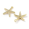 Brass Micro Pave Clear Cubic Zirconia Pendants ZIRC-P120-05G-2