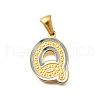 304 Stainless Steel Pendants STAS-K297-01G-Q-1