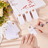 100Pcs Paper Blank Gift Hanging Tags ODIS-WH0020-94-3
