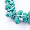 Synthetic Howlite Beads Strands G-E020-15-2
