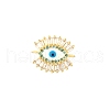 Brass Micro Pave Cubic Zirconia Pendants PW-WGCFB07-08-1