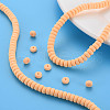 Handmade Polymer Clay Beads Strands CLAY-N008-130-7