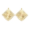 Brass Pendants X-KK-L208-13G-1