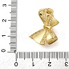 Brass Micro Pave Cubic Zirconia Pendant Bails KK-D378-16G-3