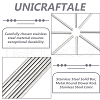 Unicraftale 304 Stainless Steel Solid Bar DIY-UN0006-12C-4