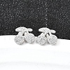 304 Stainless Steel Stud Earrings EJEW-H161-01P-I-1