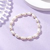 Natural Cultured Freshwater Pearl Beads Stretch Bracelets for Women BJEW-JB11593-1