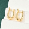 Brass Hoop Earrings EJEW-Q016-16G-5