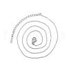 Non-Tarnish 304 Stainless Steel Cable Chains Necklace for Men Women NJEW-N050-A03-S12-1