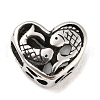 316 Surgical Stainless Steel  Hollow Out Beads STAS-Q304-01C-AS-1