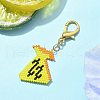 Money Bag MIYUKI Delica Beaded Pendant Decorations HJEW-MZ00200-1