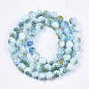 Round Millefiori Glass Beads Strands X1-LK-P001-36-2