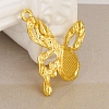 304 Stainless Steel Pendant Cabochon Settings PW-WG2580F-02-2