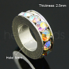 Brass Rhinestone Spacer Beads RB-H253-8x2.5mm-29-1-2