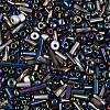 Electroplate Glass Seed Beads GLAA-SZC0007-01D-2