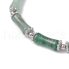 Natural Green Aventurine Beads Charm Bracelets for Men Women BJEW-TA00617-4