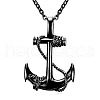 Pirate Anchor Alloy Pendant Necklaces FS-WGF47F3-03-2